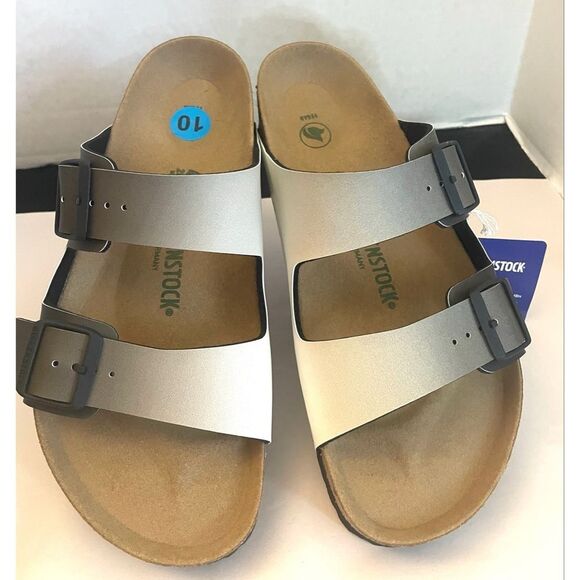 Birkenstock Men's Arizona
Birko-Flor - Ombre Black White Sandals Size 43/10 NWT - Picture 7 of 10